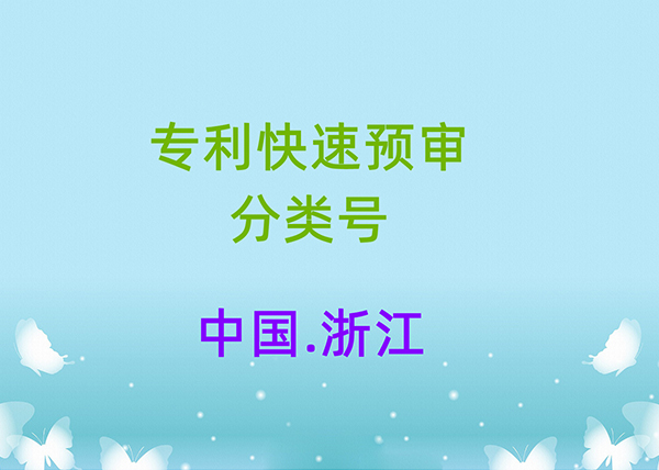 中国（浙江）知识产权保护中心专利预审服务分类号表